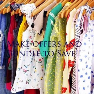 Feel free to bundle and also make offers!